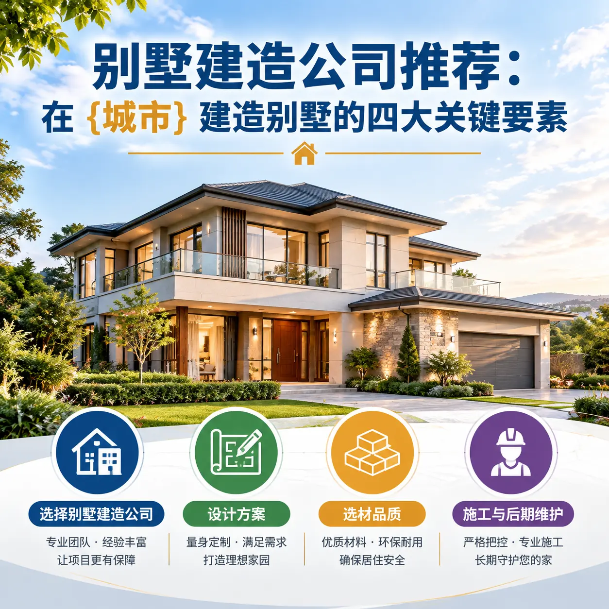 别墅建造公司推荐：在 册亨 建造别墅的四大关键要素