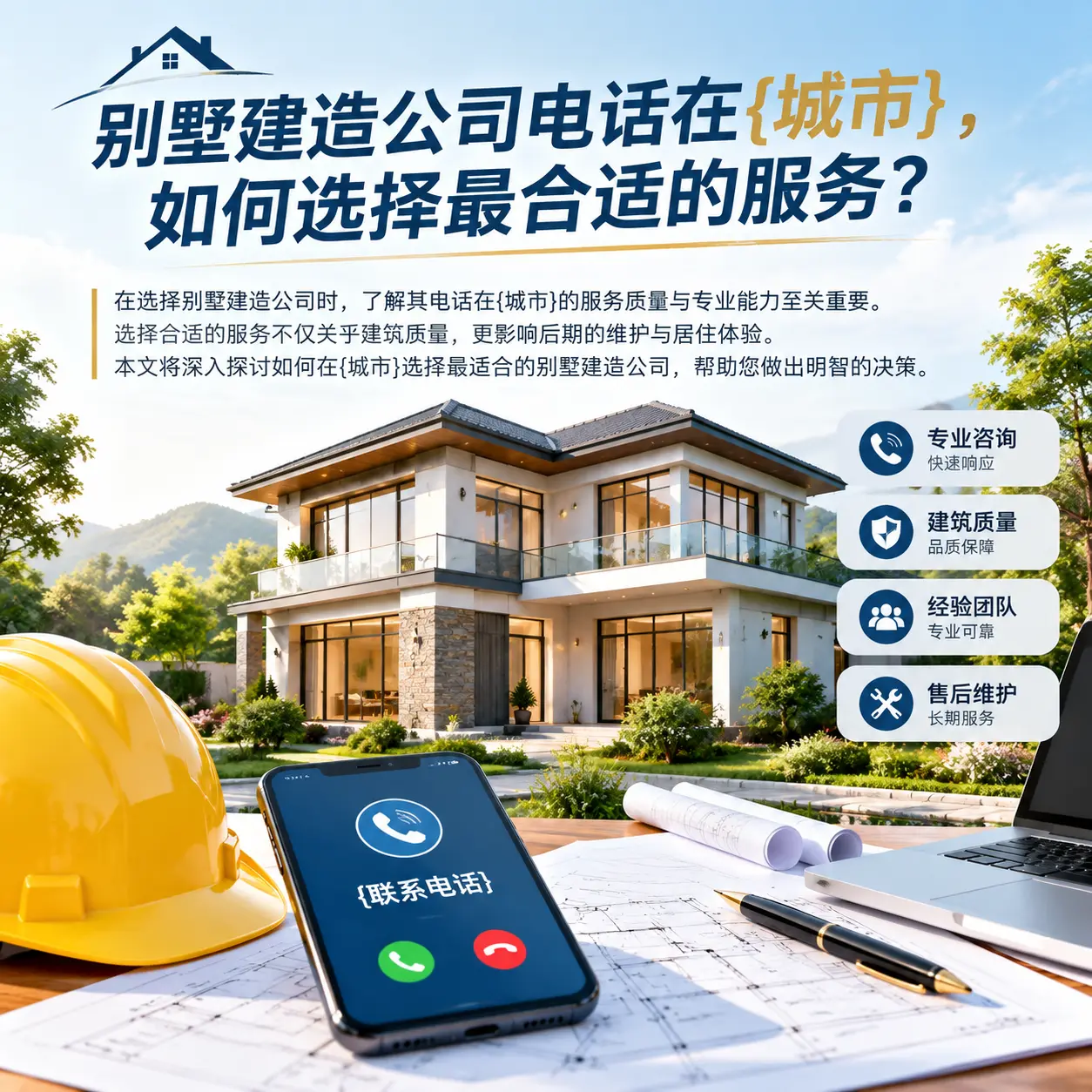 别墅建造公司电话在册亨，如何选择最合适的服务？