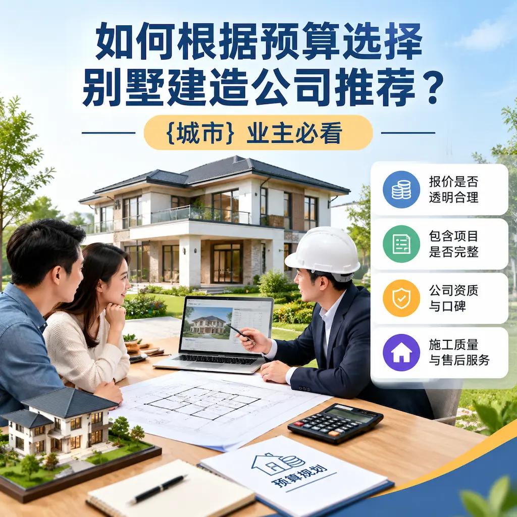如何根据预算选择别墅建造公司推荐？ 册亨 业主必看
