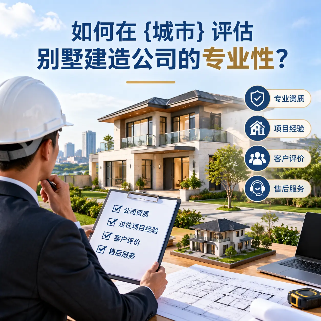 如何在 册亨 评估别墅建造公司的专业性？