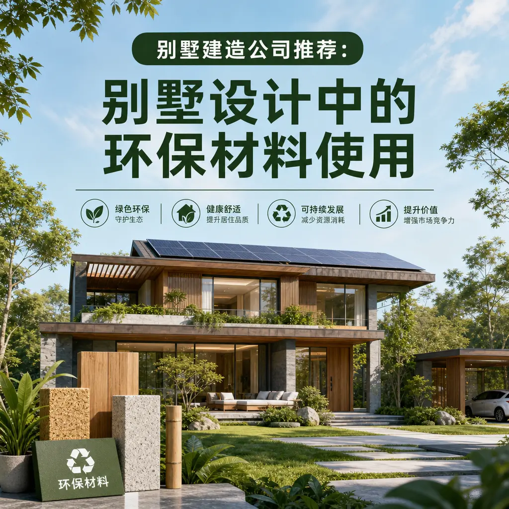 别墅建造公司推荐： 册亨 别墅设计中的环保材料使用
