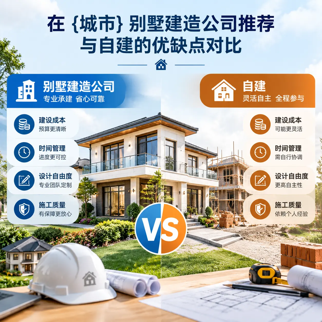 在 册亨 别墅建造公司推荐与自建的优缺点对比