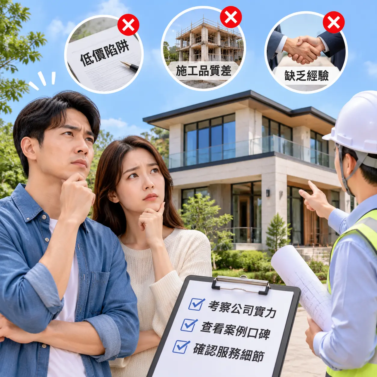 如何在 册亨 选择最佳别墅建造公司推荐？